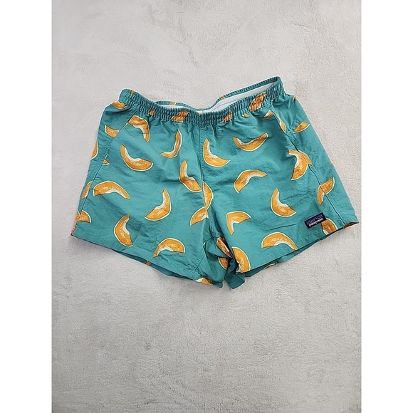 Patagonia Pants - Patagonia Board Shorts Womens Size Small Melon Green Orange Fruit 100% Nylon